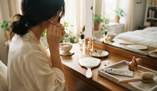 Bride Getting Ready Morning Preparation